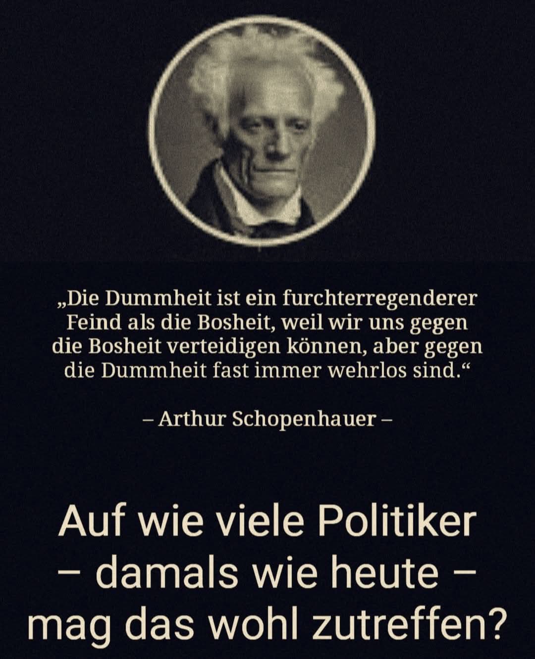 Zitat Arthur Schopenhauer